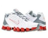 Nike Shox Tlx - 12 Molas - Branco com Vermelho