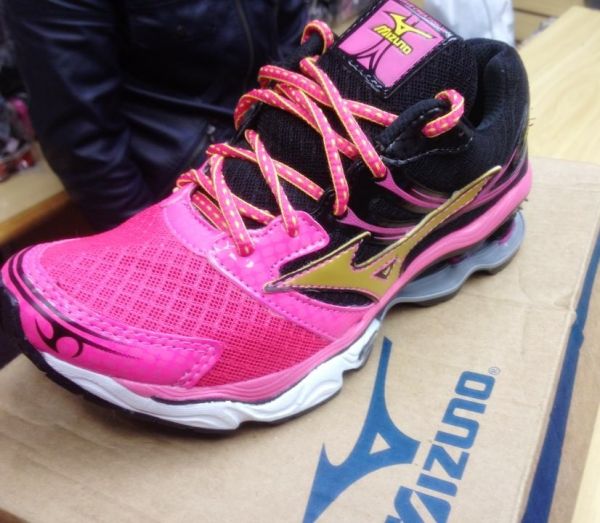 Mizuno Wave Creation 14 - Preto/Rosa