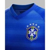 Camisa Azul Seleção Brasileira Oficial de Jogo
