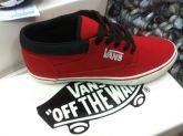 Vans Cano Alto Vermelho