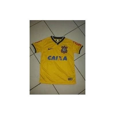 Nova Camisa Corinthians Timão Oficial Amarela - 2013/2014