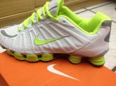 Nike Shox Tlx - 12 Molas - Branco/Verde